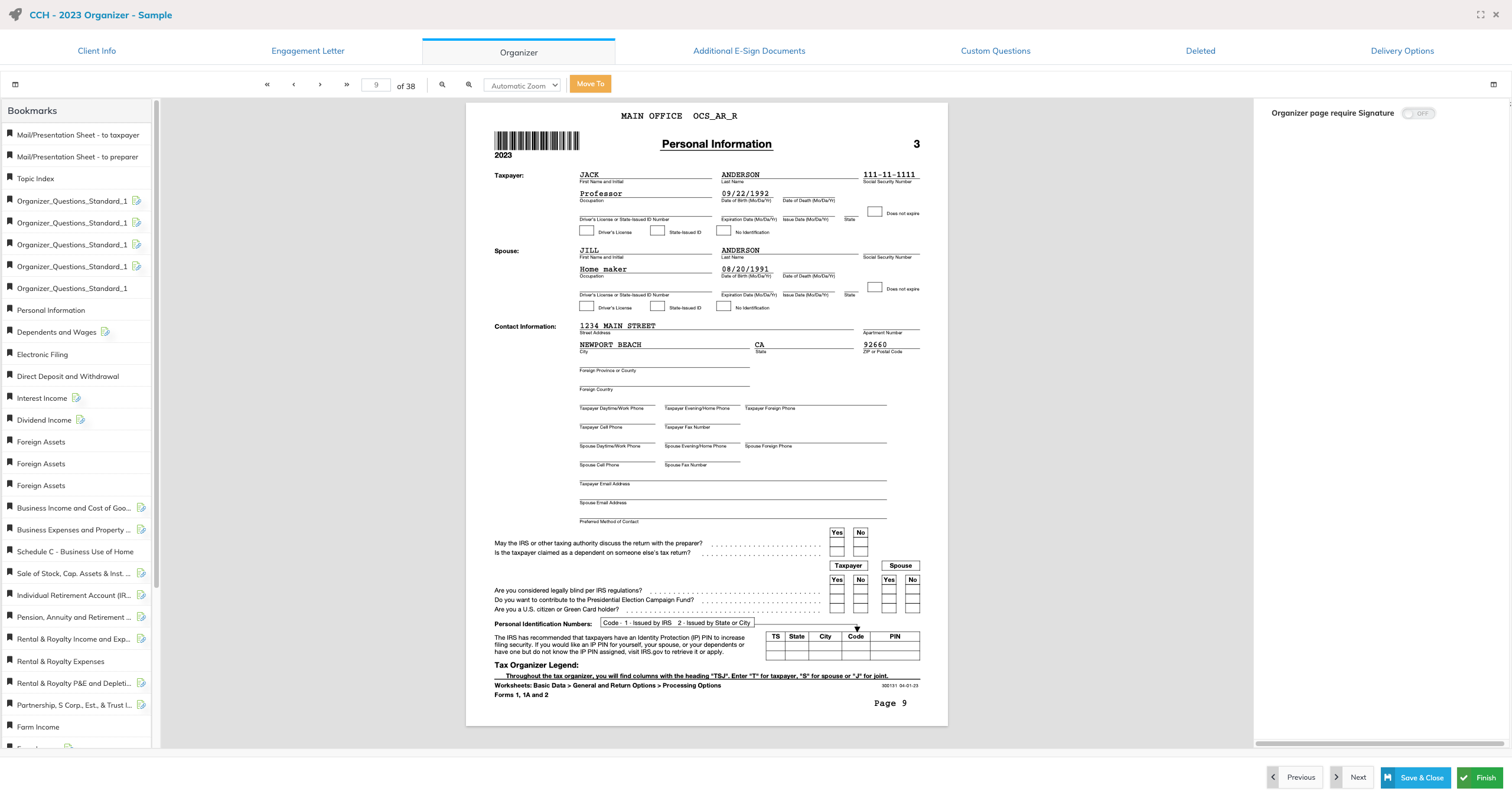 SafeSend One Organizers Screenshot 6